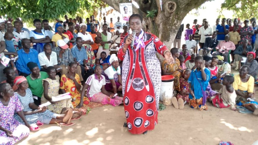 Dokolo Decides: Independent Dr. Akullo Obot Cautions Electorates against Vote Bribery as she finishes her day two rally