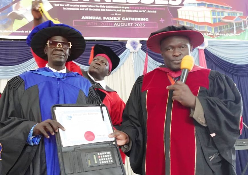 Executive Director of British hygiene Care, George Mawa Honoured Doctorate Degree In Community Development