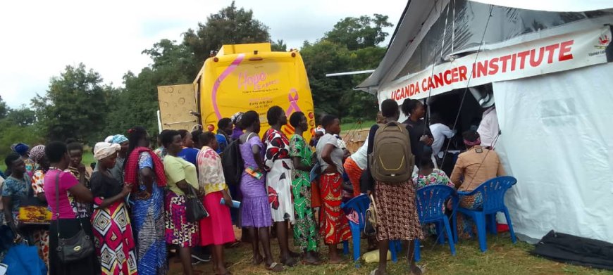 Massive turn up at Lira Referral Hospital as Dr.Aceng Holds Women medical camp