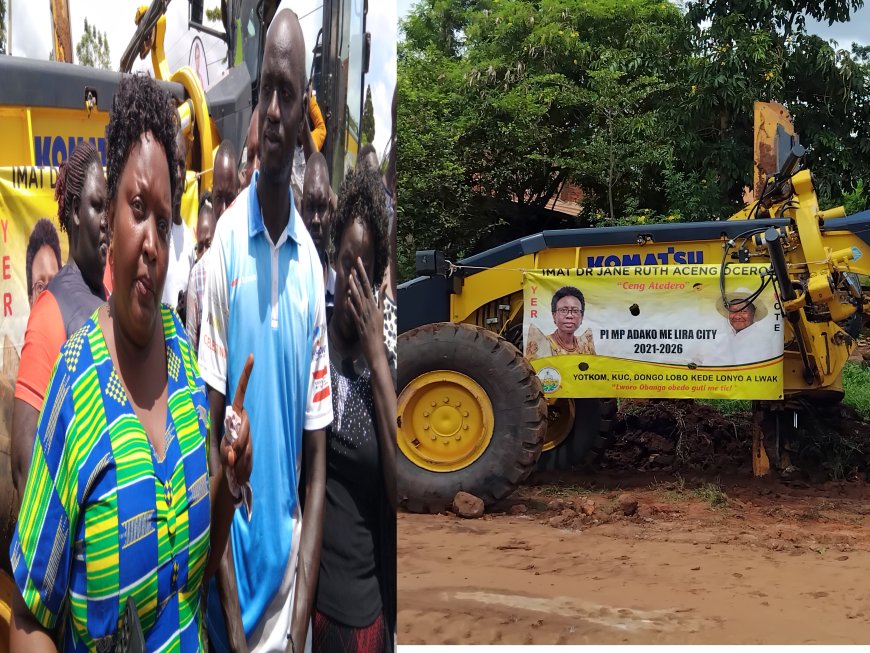 Lira City MP Dr. ACENG Allocates over 200M Ugx to Finance Road Works within the City