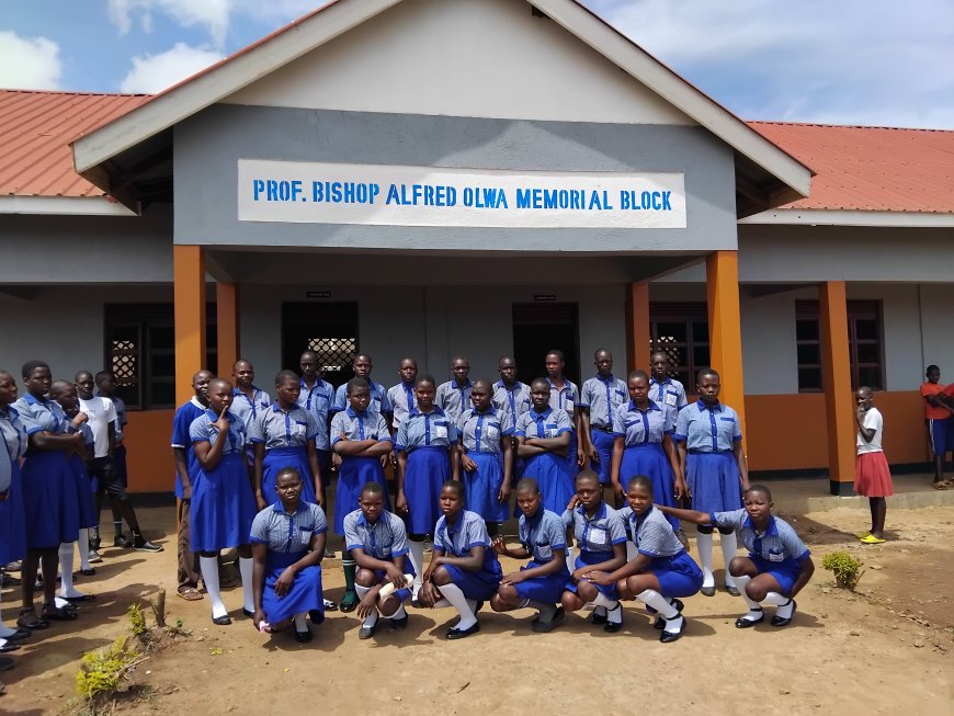 Bishop Olwa Commissions New Classroom Block At Agweng Parents School, Lira